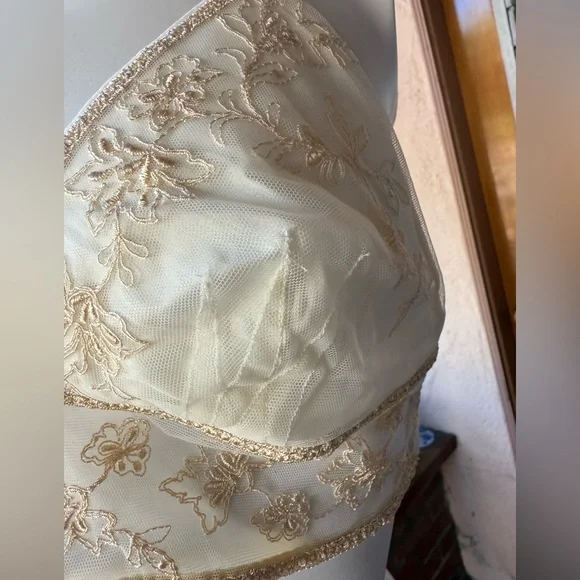 La PerlaElegant Cream Lace Bralette 36